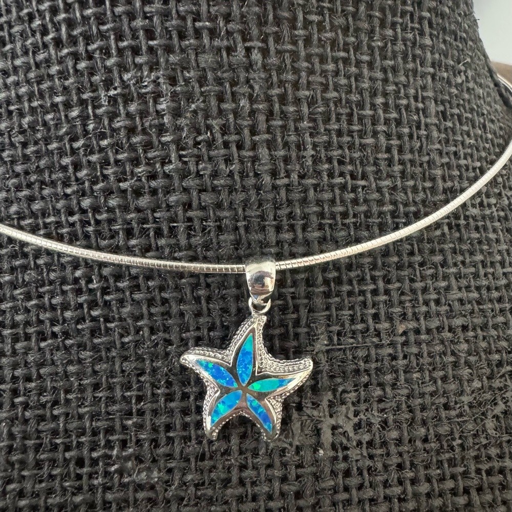 Koval Sterling Silver starfish necklace